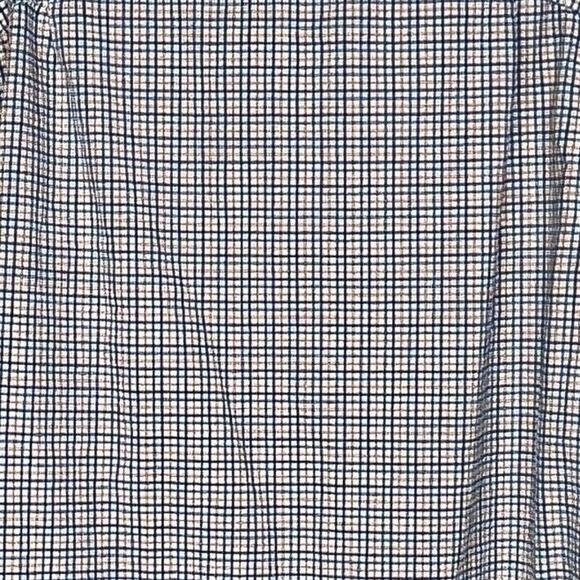 J Crew Factory Shirt Men Large Blue Orange Plaid Button Down Slim Casual Preppy - Picture 5 of 8